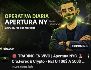 ¡Trading en vivo! Martes 8A.M.
